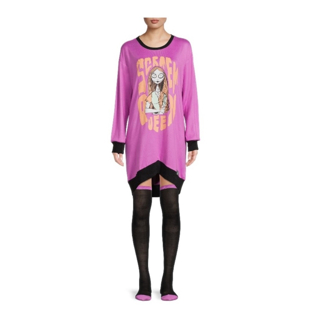 Nightmare before christmas‎ sleep dress - purple